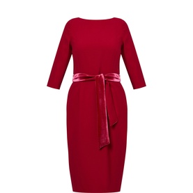 Caroline Belted Pencil Dress