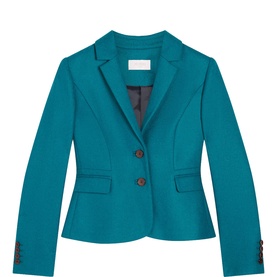 Hackness Single-Breasted Tweed Blazer
