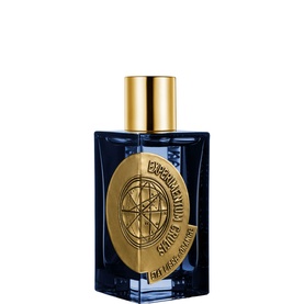 Etat Libre d'Orange EDP in a dark blue glass bottle with gold embossed medallion cap and label detail