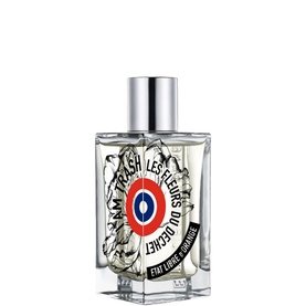 Etat Libre d'Orange I Am Trash Les Fleurs Du D&eacute;chet EDP in clear glass bottle with red, white and blue target label