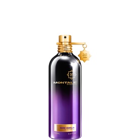 Montale Dusk Vanilla EDP 100ml in deep purple glass bottle with gold cap and branded label