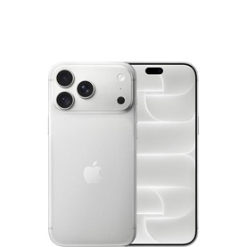 Apple iPhone 18 Pro Max 2TB in Silver, showing rear triple-lens camera system and front display, white/silver colourway