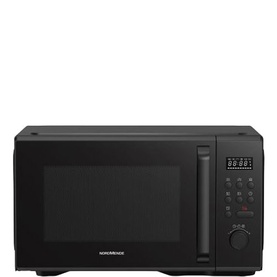 Nordmende 31L Freestanding Microwave & Quartz Grill in black with digital display, control panel and rotary dial