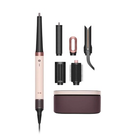 Dyson Airwrap Co-anda2x&trade; Multi-Styler & Dryer in pink and plum with multiple styling attachments and storage case