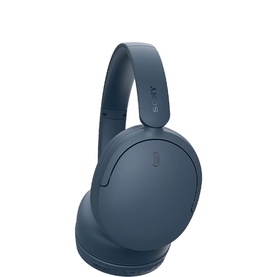 Smeg Wireless ANC Headphone in blue, over-ear design with padded cushions and adjustable headband