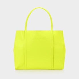 The Zipped Mid Neon Tote Bag