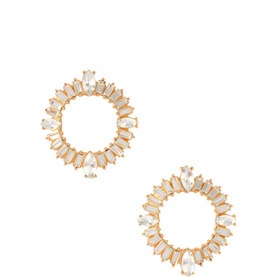 Statement Hoop Stud Earrings