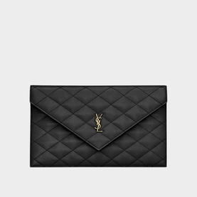 Paris Quilted Envelope Pouch