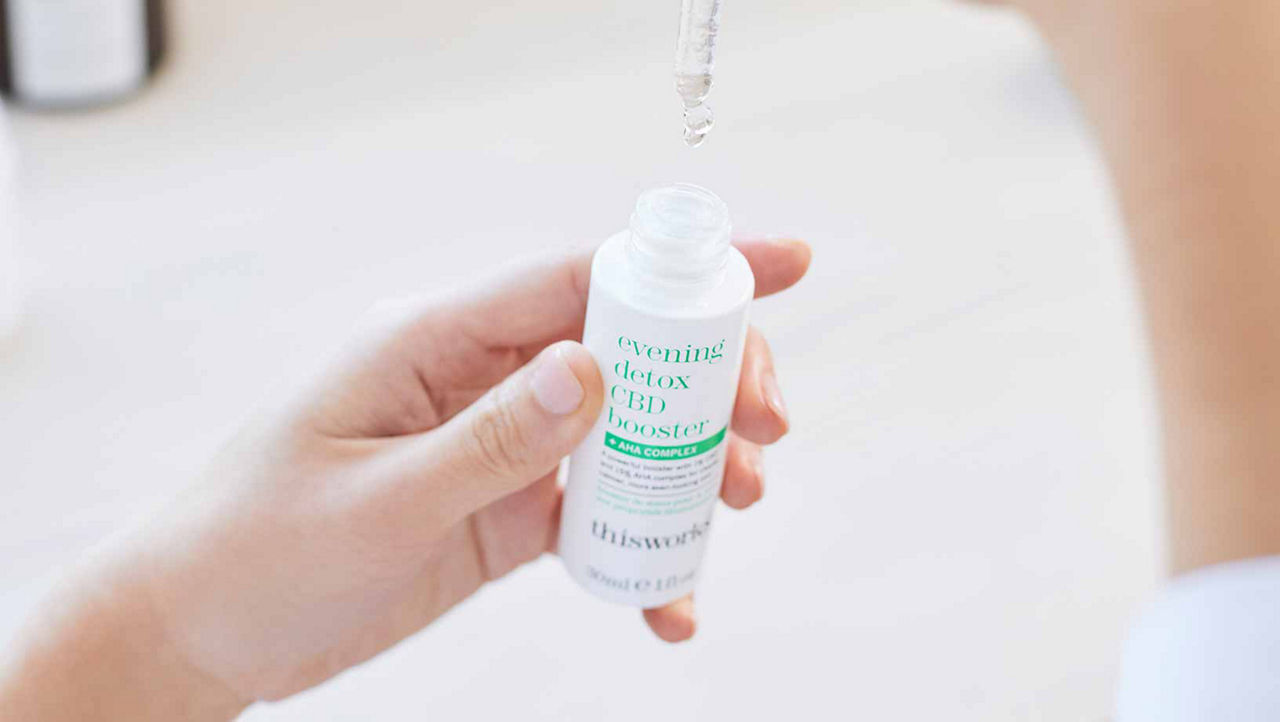 Evening detox CBD booster + AHA Complex