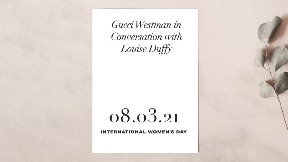 GUCCI WESTMAN IN CONVERSTION WITH LOUISE DUFFY