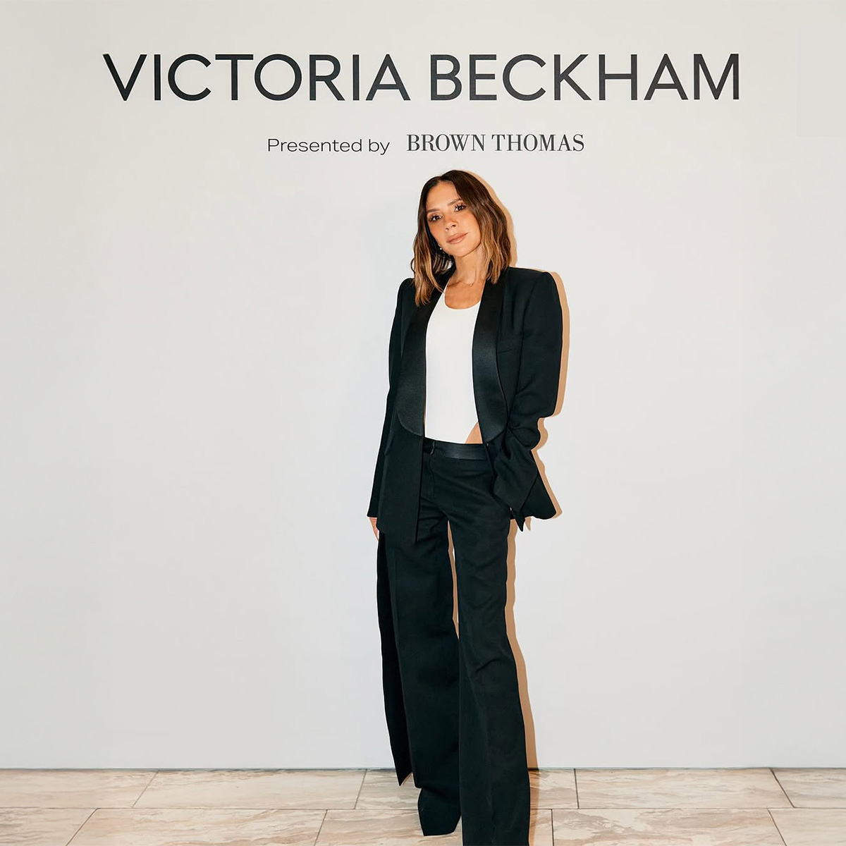 Victoria Beckham visiting Brown Thomas, 2012