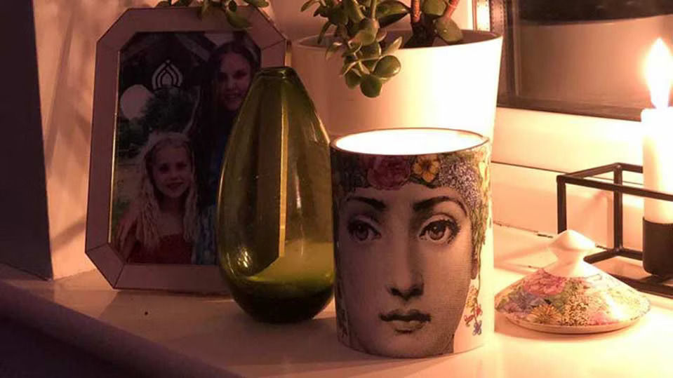 Consider the setting for the candle