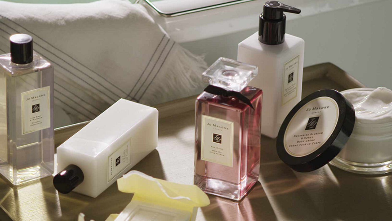 Jo Malone London body wash, body cream and perfume