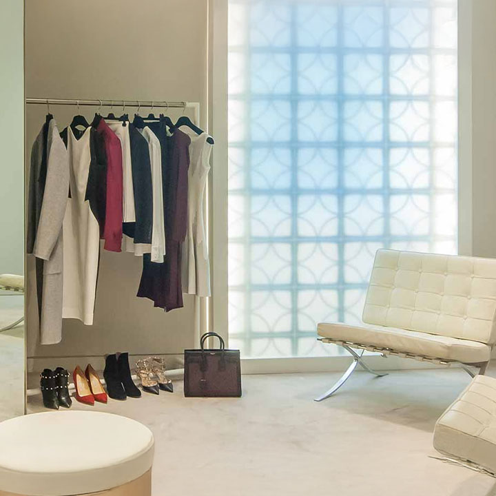 A personal shopping consultant assisting a client at Brown Thomas.